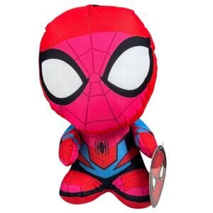 Marvel Spider-Man Plush Toy Good Stuff 10" Red & Blue Superhero Stuffed Figure